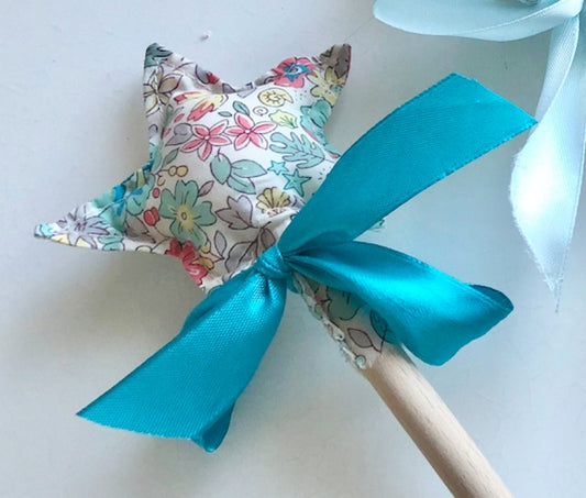 Baguette magique en tissu liberty