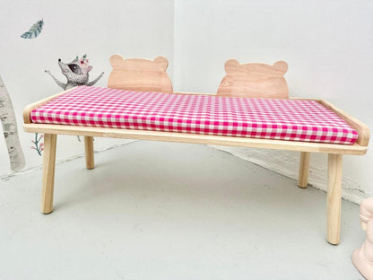 Banc enfant bois naturel