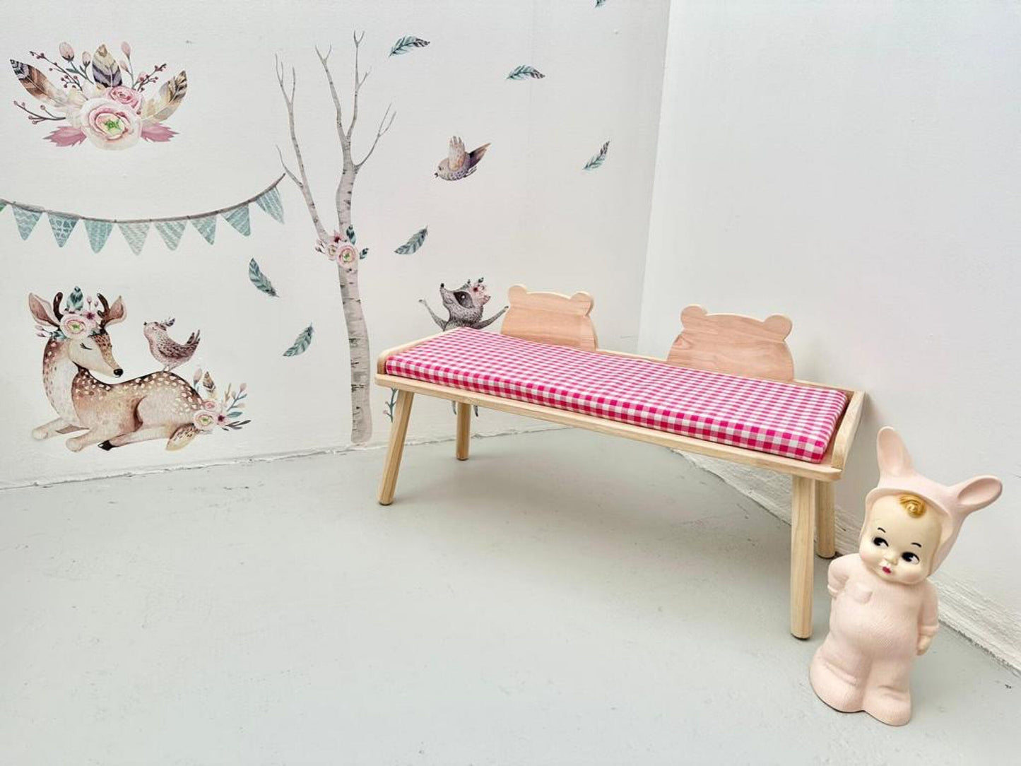 Banc enfant bois naturel