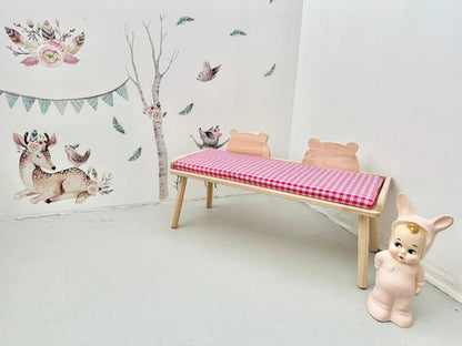 Banc enfant bois naturel