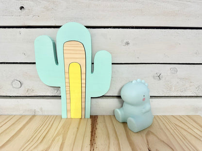Décoration puzzle en bois