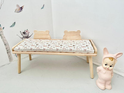 Banc enfant bois naturel