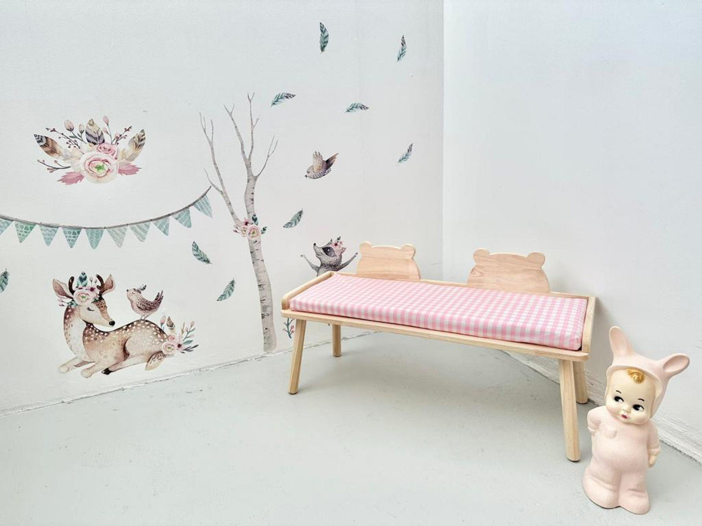 Banc enfant bois naturel