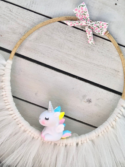 cercle rotin tutu et mignon personnage