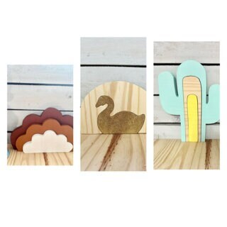 Décoration puzzle en bois