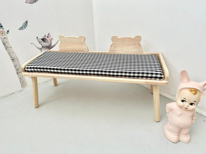 Banc enfant bois naturel