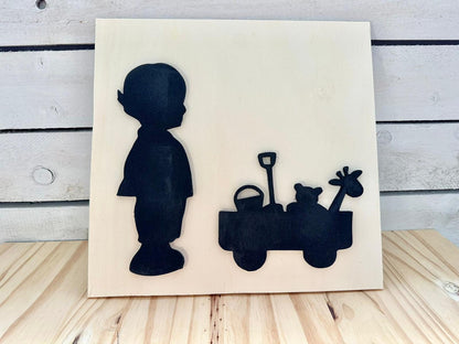Cadre 3D en bois décoration au choix