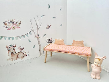 Banc enfant bois naturel