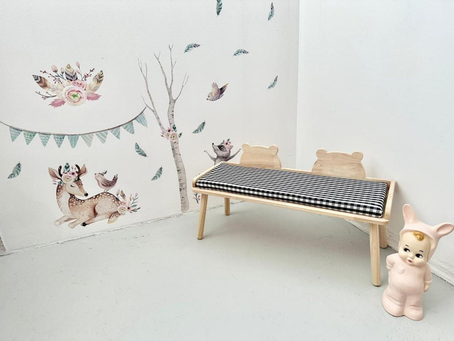 Banc enfant bois naturel