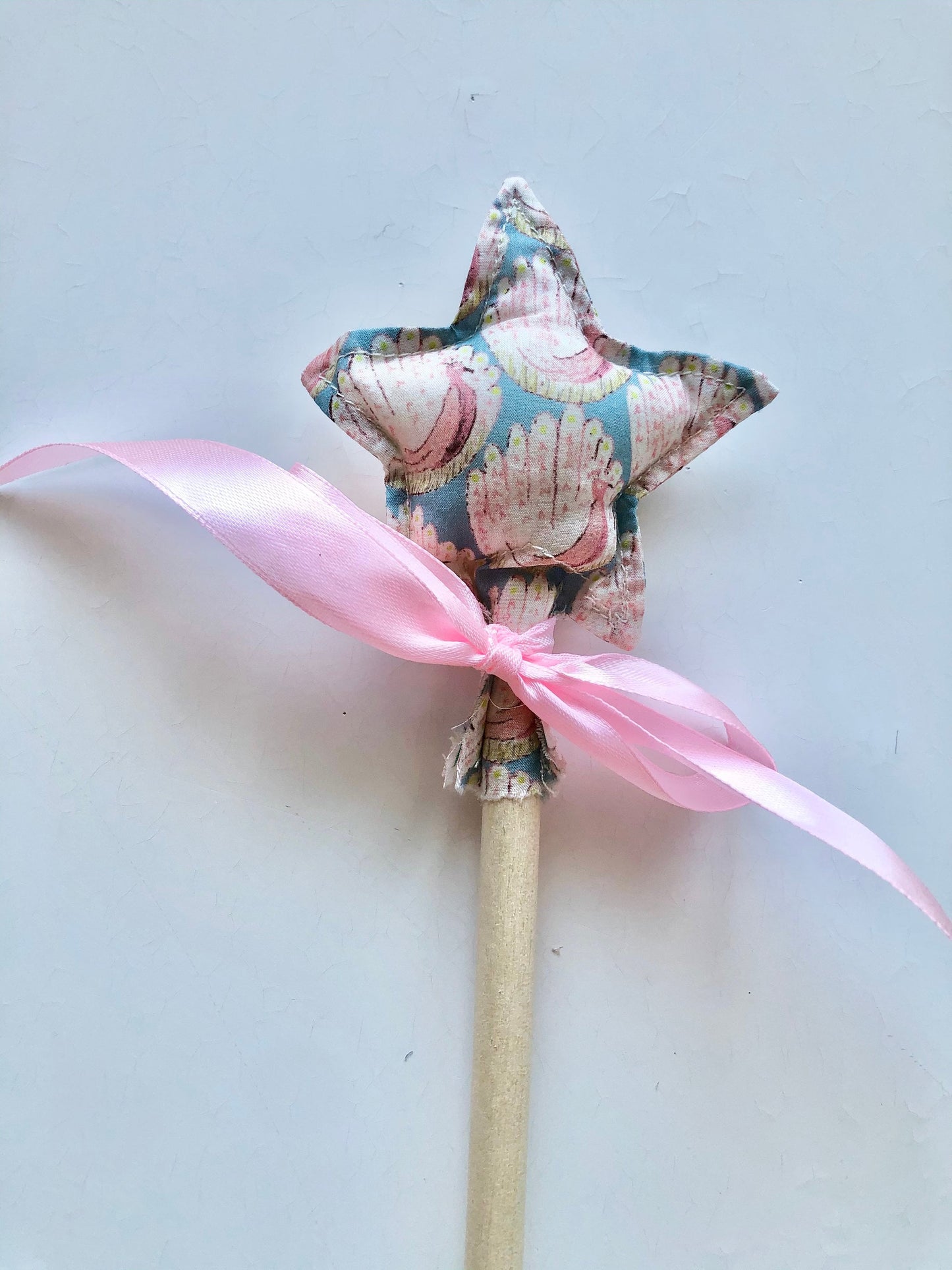Baguette magique en tissu liberty