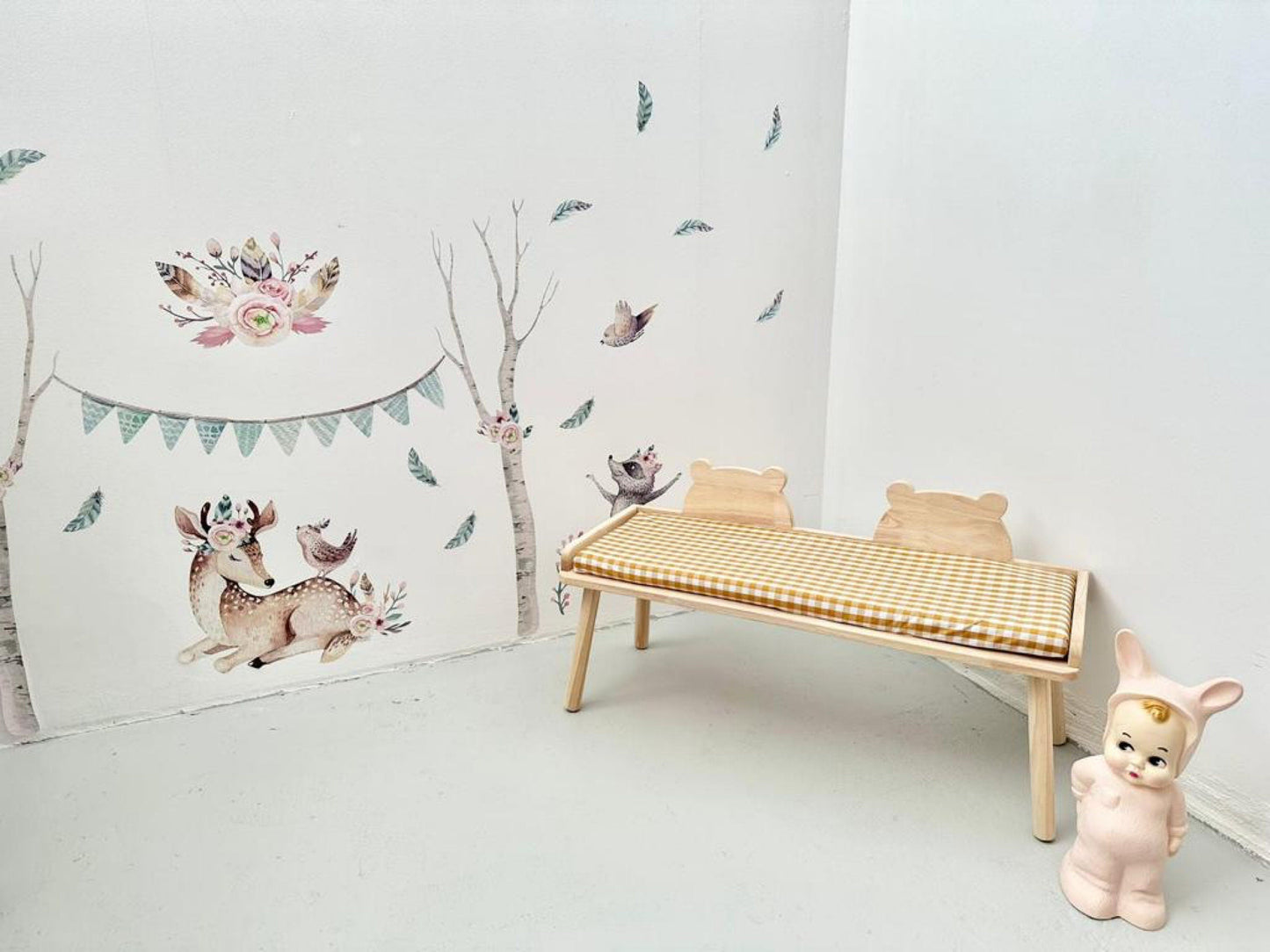 Banc enfant bois naturel