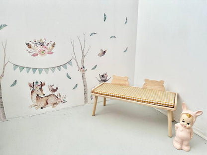 Banc enfant bois naturel