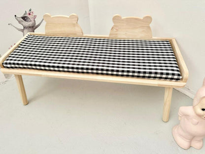 Banc enfant bois naturel