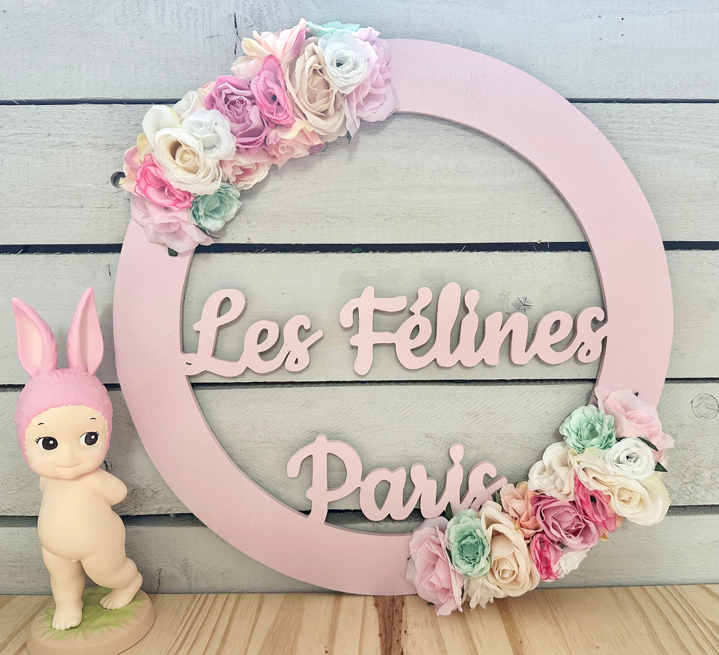 Couronne florale mariage baby shower baptême communion